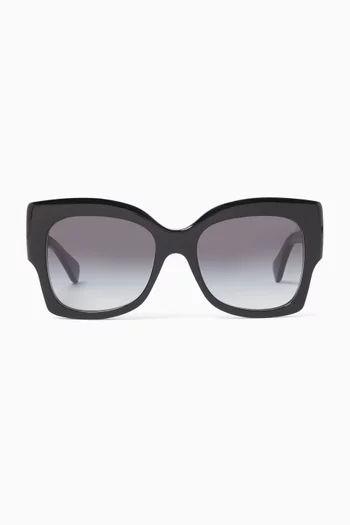 Oversized Sunglasses in Acetate