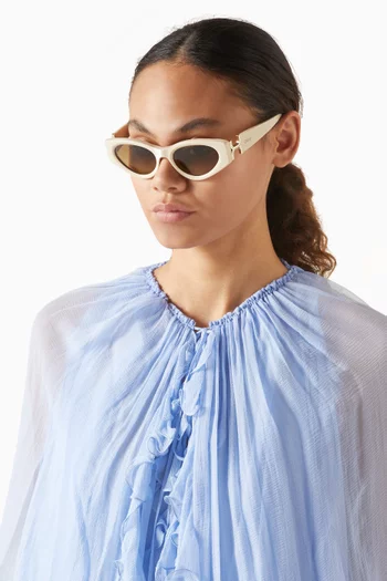 Cat-eye Sunglasses in Acetate