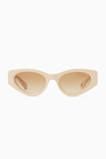 Cat-eye Sunglasses in Acetate