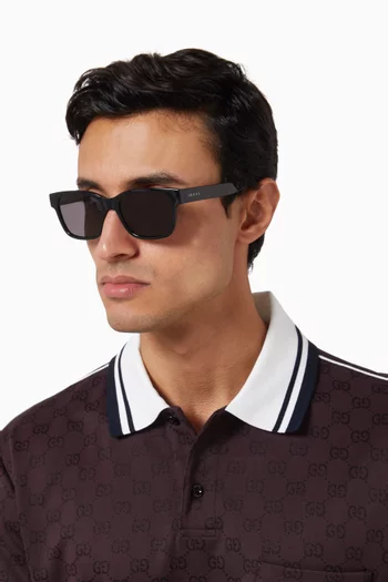 D-frame Sunglasses in Acetate