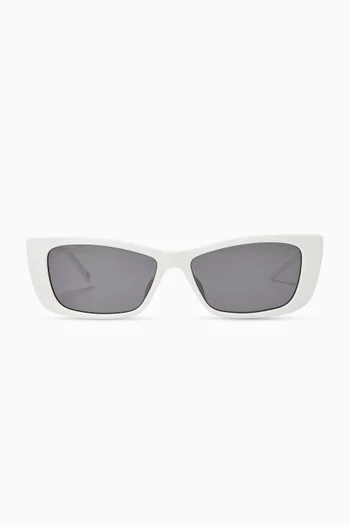 Rectangular Sunglasses in Acetate