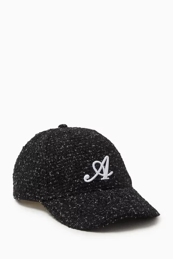 Signature Cap in Boucle