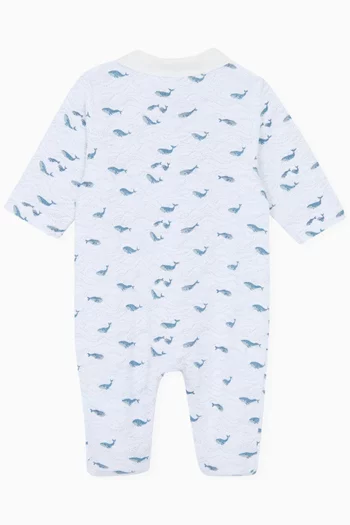 Shark Print Pyjama in Cotton