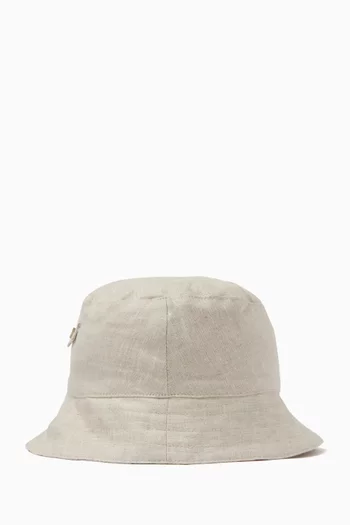 Bucket Hat in Linen
