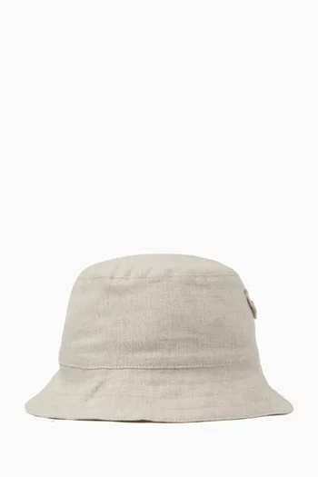 Bucket Hat in Linen