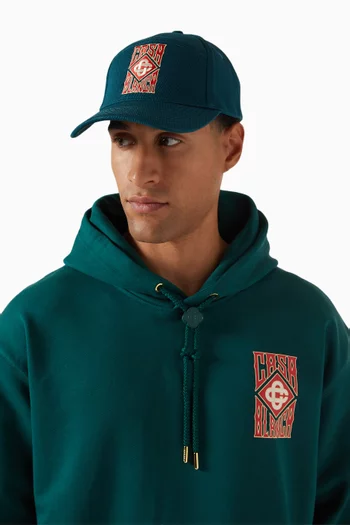 Gothic Logo Cap in Cotton