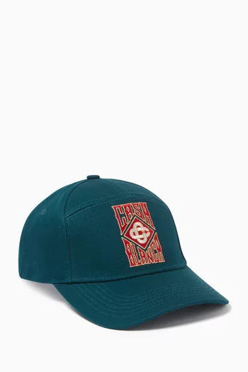 Gothic Logo Cap in Cotton