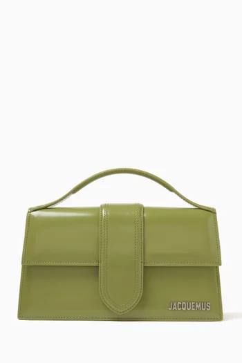 Medium Le Grand Bambino Bag in Shiny Leather
