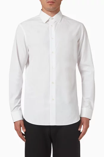 Tailored-fit Shirt in Cotton Poplin