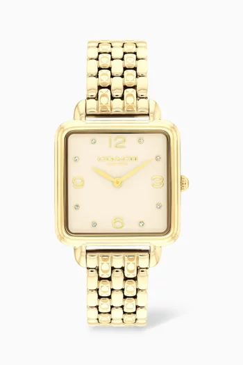 Cass Quartz Watch in Stainless Steel, 28mm