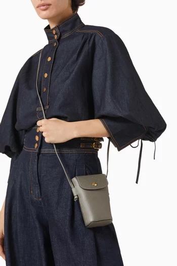 حقيبة هاتف ايبور جلد بقر