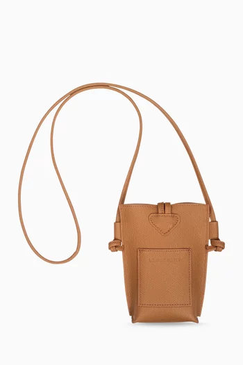 Le Roseau Phone Bag in Cowhide Leather