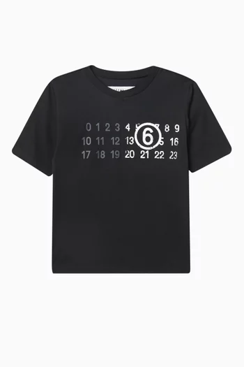 Number Logo T-shirt in Cotton