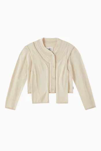 Button Down Cardigan in Cotton