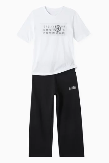 Logo Trousers in Cotton
