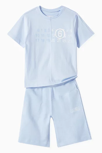 Number Logo T-shirt in Cotton