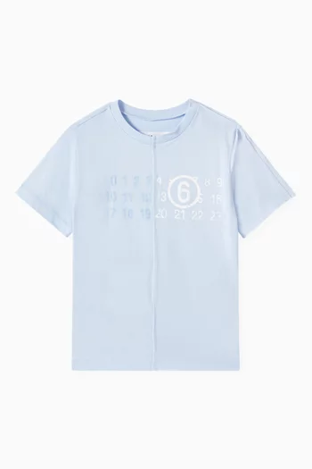 Number Logo T-shirt in Cotton