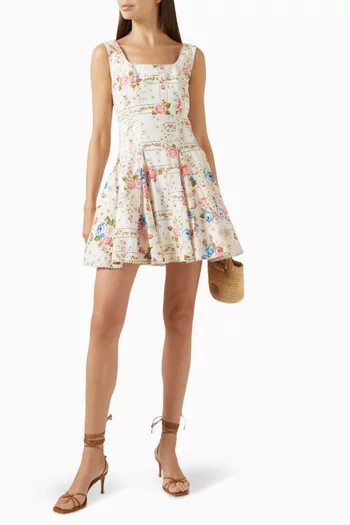 Kristen Mini Dress in Viscose Blend