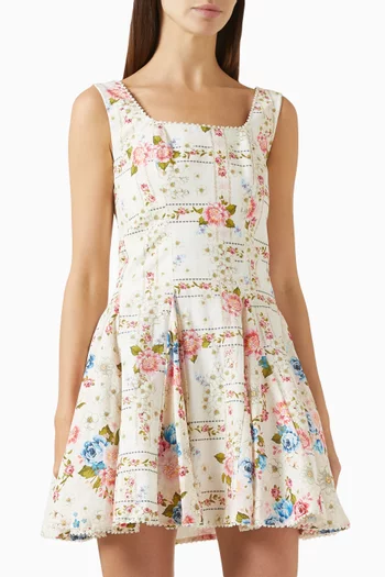 Kristen Mini Dress in Viscose Blend