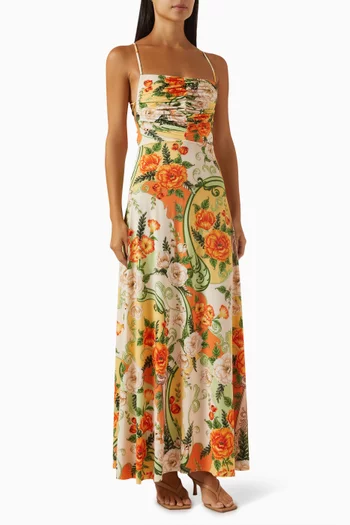 Arista Open-back Maxi Dress