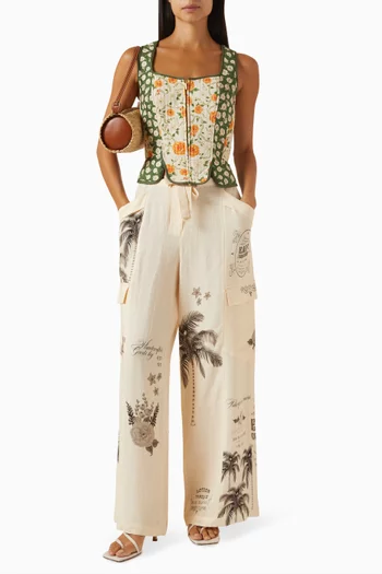 Sinclair Crop Top in Cotton