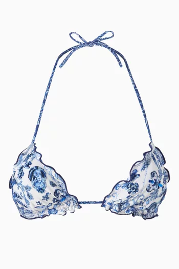 Lolita Printed Bikini Top