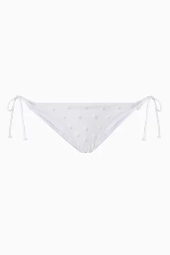 Alegria Embroidered Bikini Briefs