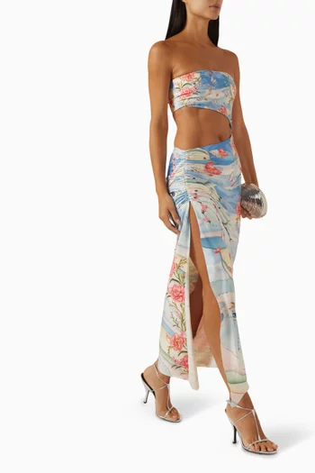 Gwen Cut-out Slit Dress