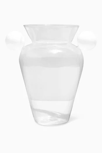 Geo Urn Vase in Glass