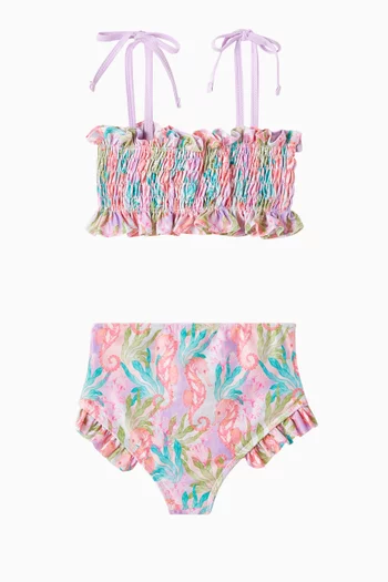Ruched Two-piece Bikini Set
