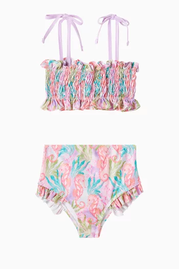 Ruched Two-piece Bikini Set