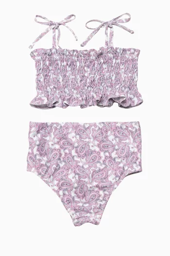 Ruched Two-piece Bikini Set