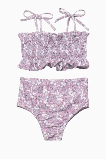 Ruched Two-piece Bikini Set