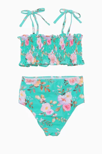Ruched Two-piece Bikini Set