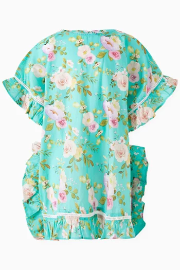 Floral Cover Up in Cotton