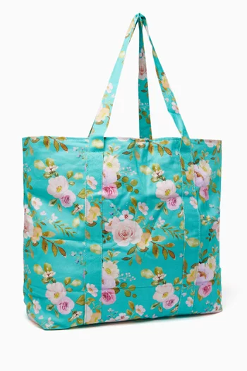 Floral Print Tote Bag