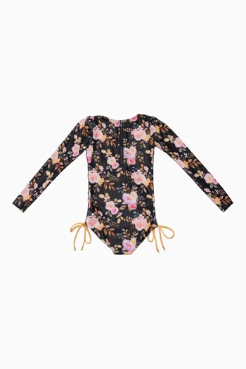 Floral One-piece Swimsuit