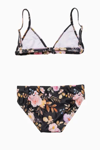 Floral Print Two Piece Bikini