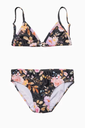 Floral Print Two Piece Bikini