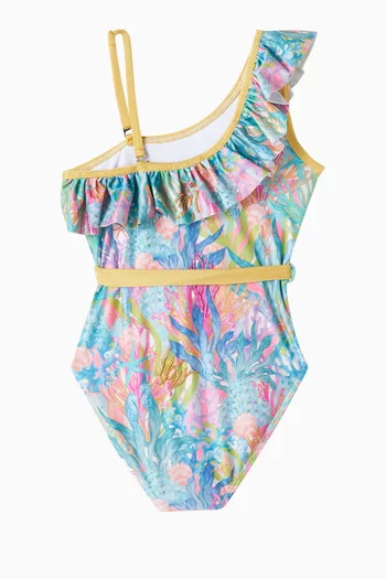 Floral Print One-piece Swimsuit