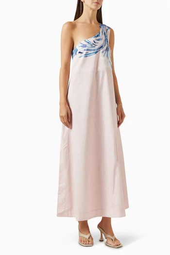 Mila Maxi Dress in Linen