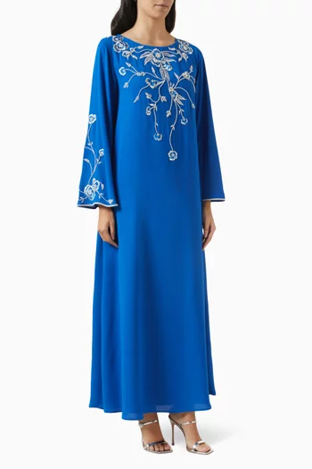 Floral Embroidered Kaftan