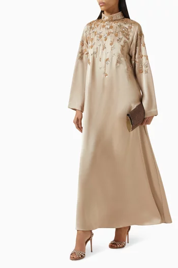 Bead-embellished Maxi Dress