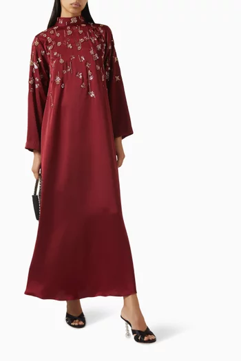 Bead-embellished Maxi Dress