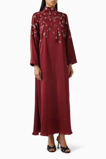 Bead-embellished Maxi Dress