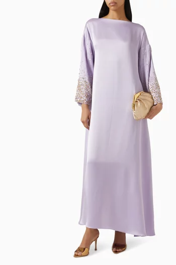 Sequin-embellished Maxi Dress