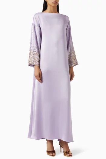 Sequin-embellished Maxi Dress