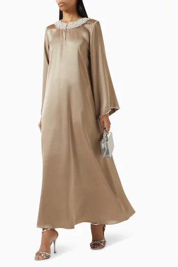 Sequin-embellished Maxi Dress