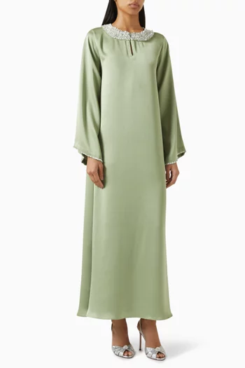 Sequin-embellished Maxi Dress