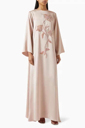 Floral-embellished Dress